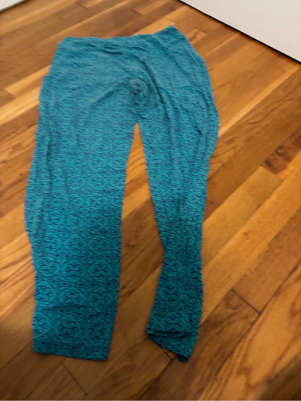 Soma Teal Patterned PJ Pant - Picture 2 of 3